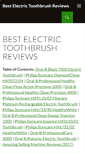 Mobile Screenshot of bestelectrictoothbrushreviewsguides.com